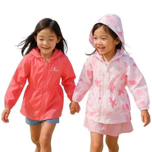 【St.Bonalt 聖伯納】抗UV CTRism超輕透連帽防曬外套｜女童 SK0015( 防曬衣 透氣 抗紫外線  皮膚衣  冷氣房外套)