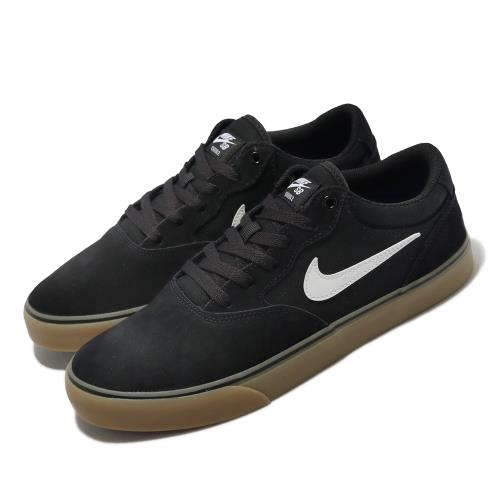 Nike 滑板鞋 SB Chron 2 黑 白 男鞋 女鞋 麂皮 膠底 板鞋 運動鞋 休閒 DM3493-002 [ACS 跨運動]
