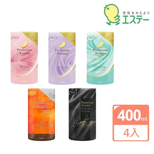 【雞仔牌】日本消臭力 浴廁除臭芳香劑400mlX4入