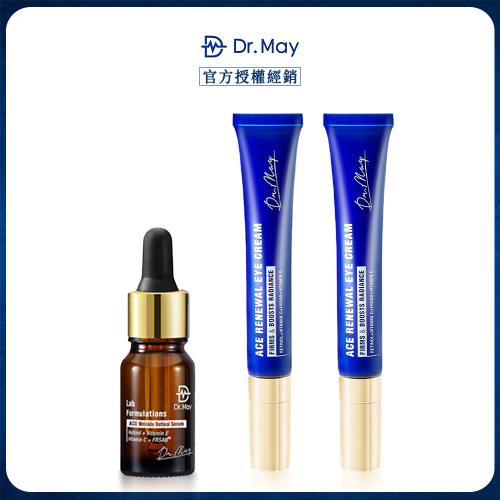 【Dr. May美博士】青春媽咪組(專業ACE撫紋眼霜x2+專業ACE撫紋精華x1)