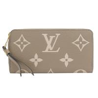 Louis Vuitton LV M69794 Monogram Empreinte 壓紋ㄇ字拉鍊長夾.灰