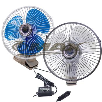 OMAX 8吋12V車用電風扇(顏色隨機)