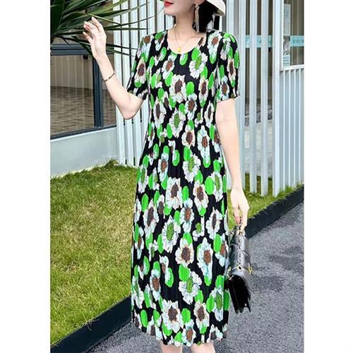 【KEITH-WILL歐風】韓國完美風尚三宅壓褶褶皺洋裝