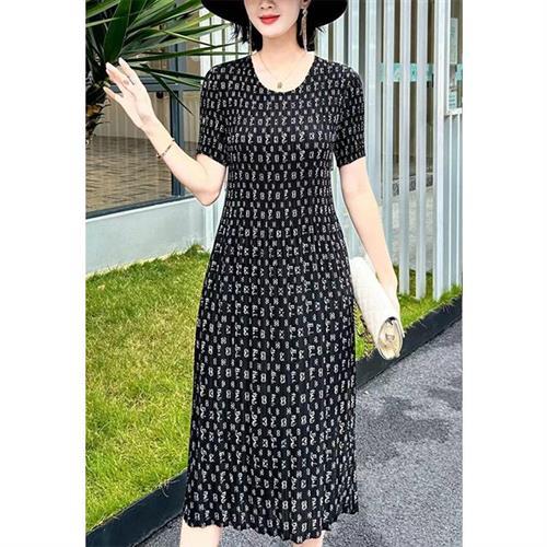 【KEITH-WILL歐風】韓國完美時光三宅壓褶褶皺洋裝