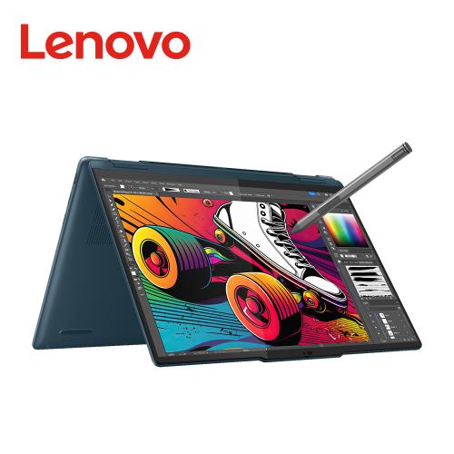 Lenovo Yoga 7 2-in-1 83DJ002LTW 14吋綠(CoreUltra5/16G LPDDR5x/1TB PCIe/W11)