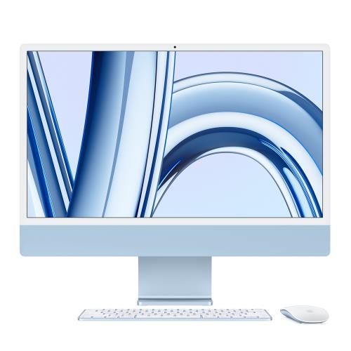 蘋果Apple 特規iMac 24吋 M3晶片/8核CPU/10核GPU/24G/512GBSSD 4.5KRetina顯示器 藍色Z19K002C9