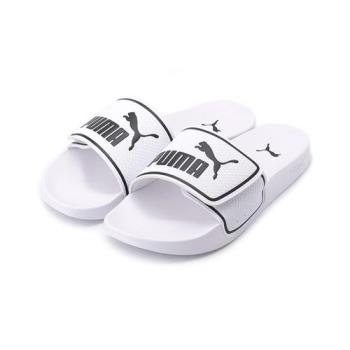 PUMA LEADCAT 2.0 V 魔鬼氈壓紋運動拖鞋 白 387515-02 男鞋 鞋全家福