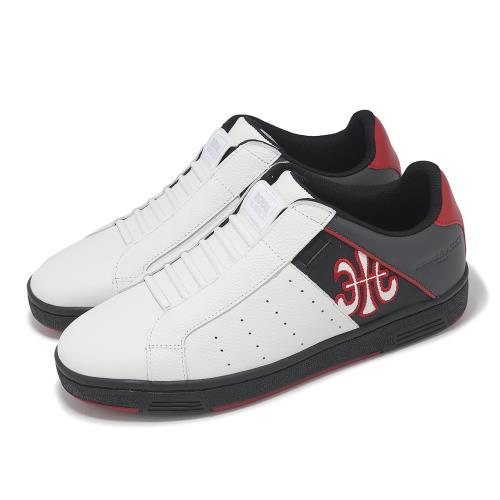 Royal Elastics 休閒鞋 Icon 男鞋 白 黑 紅 經典 基本款 皮革 彈力鞋帶 包覆 001952091