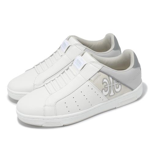 Royal Elastics 休閒鞋 Icon 男鞋 米 灰 經典 基本款 皮革 彈力鞋帶 包覆 001952088