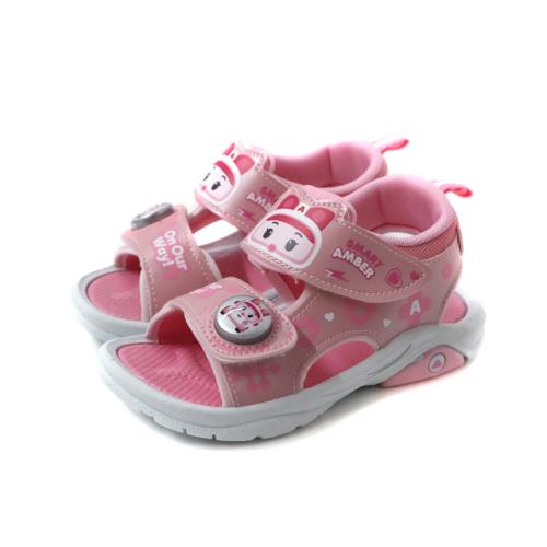 POLI 波力 救援小英雄 涼鞋 電燈鞋 粉紅色 中童 童鞋 POKT54463 no230