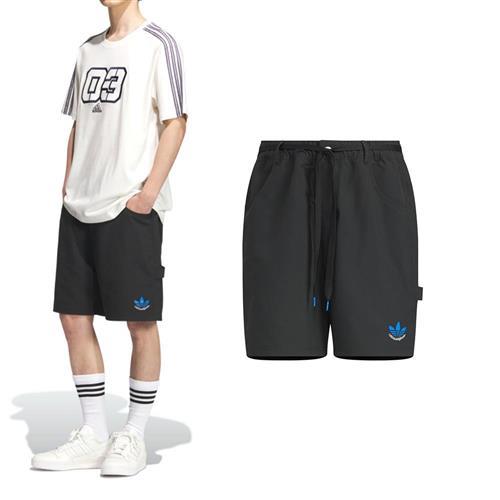 Adidas CS Short M 男款 黑色 運動 休閒 亞規 三葉草 口袋 寬鬆 短褲 JN1667