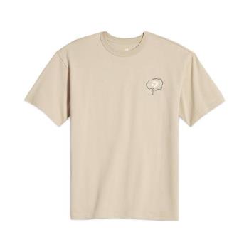 Converse Garden Rain Tee 男款 米色 上衣 休閒 插畫 圓領 短袖 10027714-A03