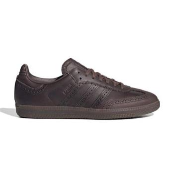 Adidas Samba OG 男鞋 深咖啡色 雕花 皮革 德訓鞋 滑板 復古 休閒 運動 休閒鞋 JI3231
