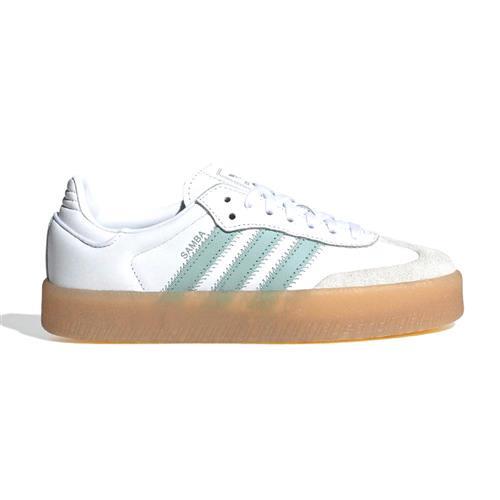 Adidas Sambae 女鞋 薄荷綠色 運動 微厚底 德訓鞋 休閒 滑板 膠底 復古 休閒鞋 JP5609