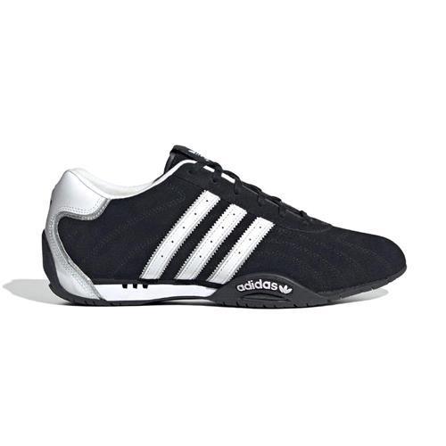 Adidas Adiracer Lo 男鞋 女鞋 黑白色 運動 中性 跑鞋 賽車鞋 休閒 絨布 慢跑鞋 JP7009
