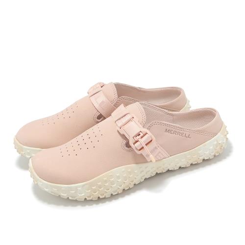 Merrell 懶人鞋 Wrapt Slide Nubuck 女鞋 淡粉色 扣環式 休閒鞋 ML008322