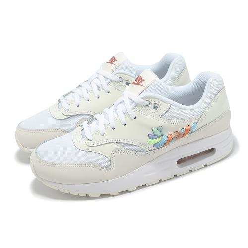 Nike 休閒鞋 Air Max 1 SE GS 大童 女鞋 白 米白 氣墊 FN4782-100
