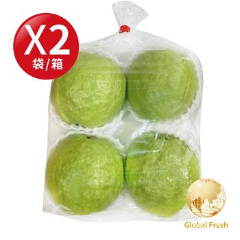 盛花園蔬果 高雄燕巢珍珠芭樂 1.2kgx2袋(國民水果 現採直送)