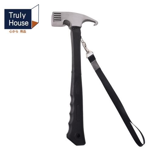 Truly House 戶外多功能高碳鋼地釘鎚 鑄鋼營槌 營釘槌 鋼頭營鎚 槌子 鋼錘(兩色任選)