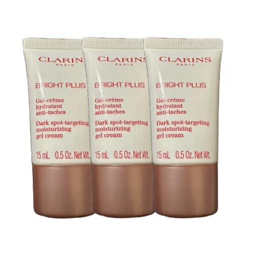CLARINS克蘭詩 氧氣亮白淡斑水凝霜15ml*3入組-航空版
