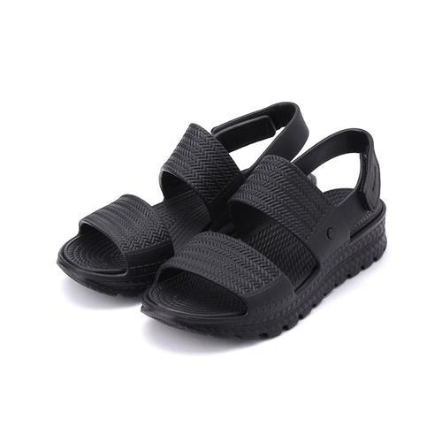 SKECHERS ARCH FIT FOOTSTEPS 涼鞋 全黑 111461BBK 女鞋