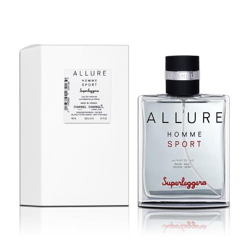 CHANEL 香奈兒 ALLURE 男性運動香水 極速限定 Superleggera 100ML TESTER 環保包裝