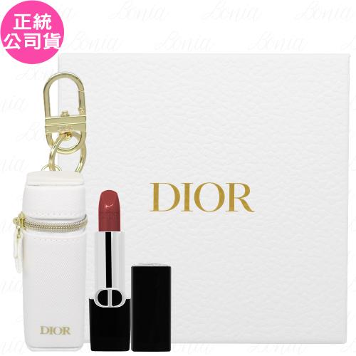 Dior迪奧 藍星唇膏隨身組(藍星唇膏(#720)(3.5g)+隨身唇彩盒)(公司貨)
