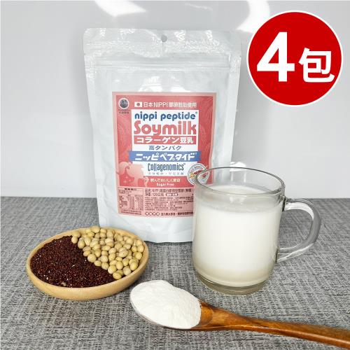 【王媽媽推薦】NIPPI膠原蛋白豆漿粉4包組(120g/包)