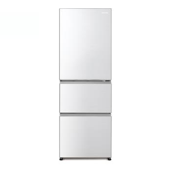 Panasonic國際牌385公升一級能效三門變頻冰箱左開(晶鑽白)NR-C384HVL-W1