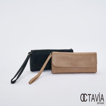 OCTAVIA 8 真皮- 溫柔的羊 植楺羊皮多層壓扣長夾