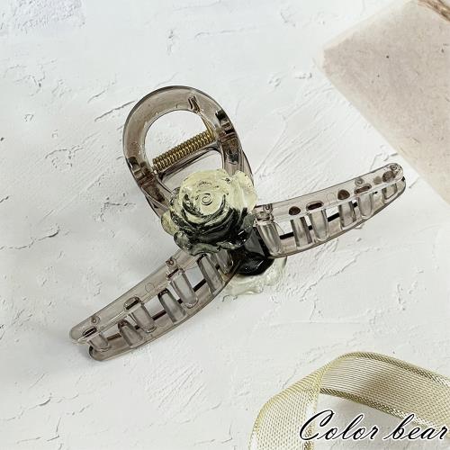 【卡樂熊】基本簡約玫瑰花兒造型抓夾/鯊魚夾