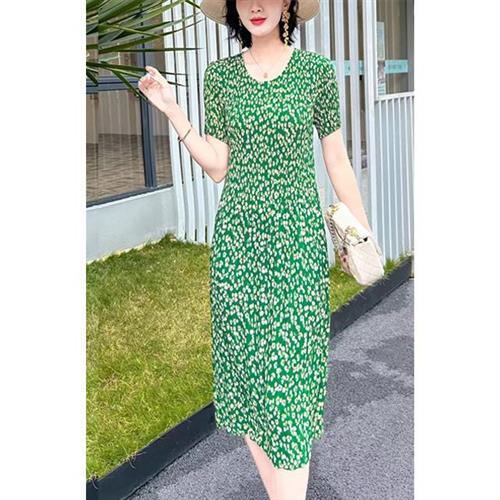 【KEITH-WILL歐風】韓國完美樂活三宅壓褶褶皺洋裝