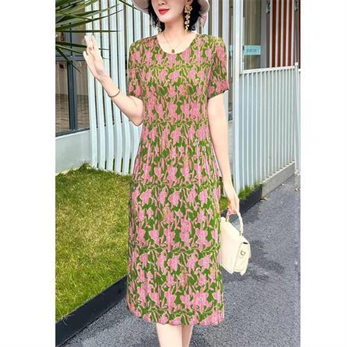 【KEITH-WILL歐風】韓國完美概念三宅壓褶褶皺洋裝