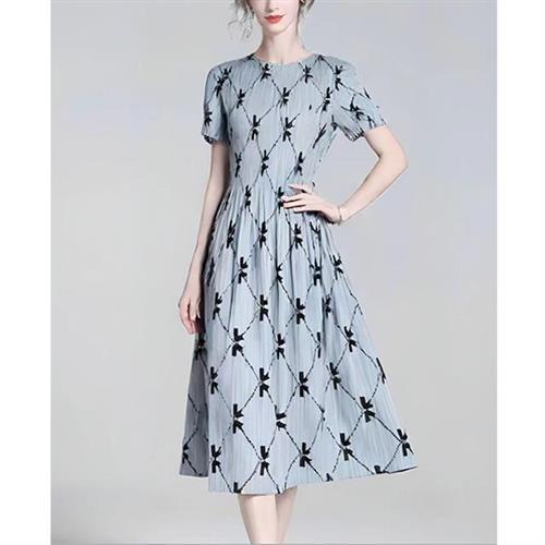 【KEITH-WILL歐風】韓國完美甜心三宅壓褶褶皺洋裝