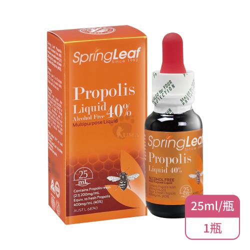 【中化】綠芙特級 蜂膠滴液40% (25ml/瓶)X1瓶 無酒精配方