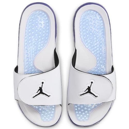 Nike 按摩拖鞋 男鞋 喬丹 Jordan Hydro 5 Retro 紫白【運動世界】555501-103