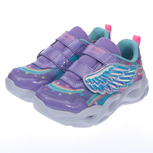 SKECHERS 童鞋 女嬰童系列燈鞋 TWISTY GLOW (303718NLVMT)