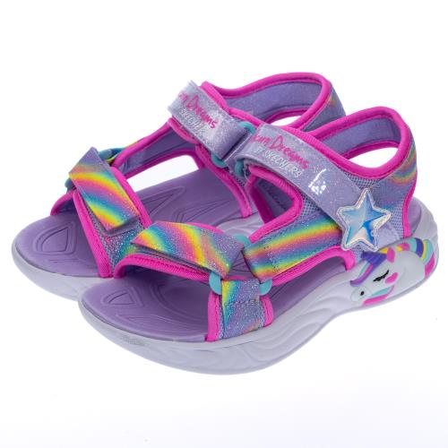 SKECHERS 童鞋 女童涼拖鞋系列 UNICORN DREAMS SANDAL (303107LLVMT)