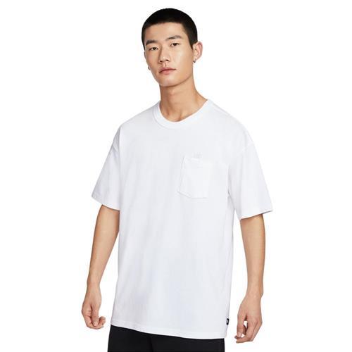 Nike 短袖上衣 男裝 口袋 刺繡 白【運動世界】DQ9296-101