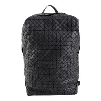 ISSEY MIYAKE 三宅一生 -BAOBAO BAOBAO 幾何細方格後揹包(霧面黑)大款