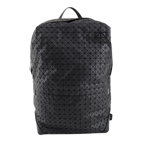 ISSEY MIYAKE 三宅一生 -BAOBAO  BAOBAO 幾何細方格後背包(霧面黑)大款