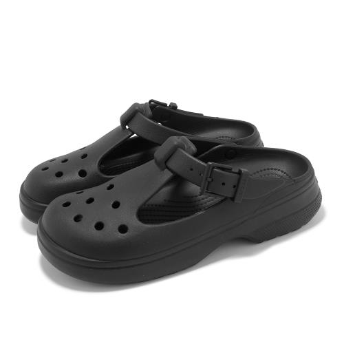 Crocs 厚底洞洞鞋 Classic Mary Jane Clog 男鞋 女鞋 瑪麗珍 克駱格 黑 卡駱馳 210581001