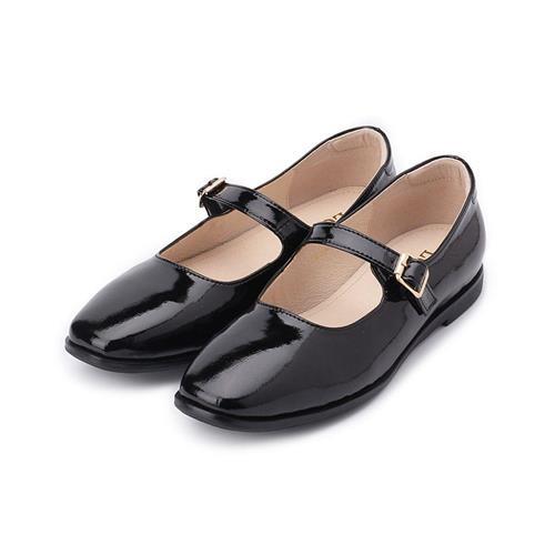 LUZZI 方頭瑪麗珍鞋 黑 女鞋 鞋全家福