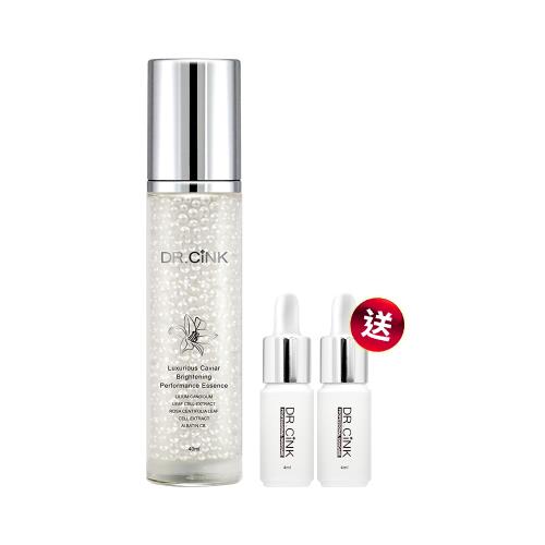 DR.CINK達特聖克【沁夏優惠組】瞬白魚子晶粹40ml 送 美白精華液4mlx2