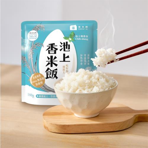 【米大師】常溫熟飯-池上香米飯 (180g/包)