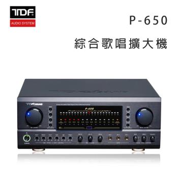 音圓 TDF P-650 電容式伴唱機，專為家用設計，提供清晰高音質錄音與伴唱體驗。適合 KTV 家庭娛樂，輕巧易用，內建降噪功能，享 1 年完整保固，完美提升您的居家唱歌樂趣。