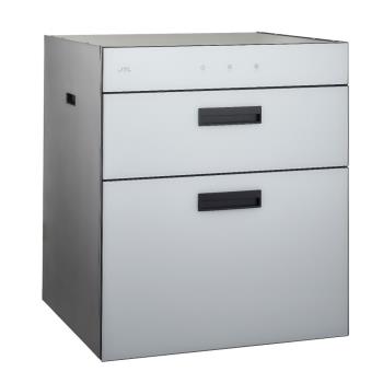送7-11商品卡1600元★(全省安裝)喜特麗60公分全平面觸控落地下嵌式雙門板嵌入式烘碗機JT-3266QGW