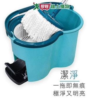 家簡塵除雙驅動旋轉拖 拖把 手壓 旋轉拖【愛買】