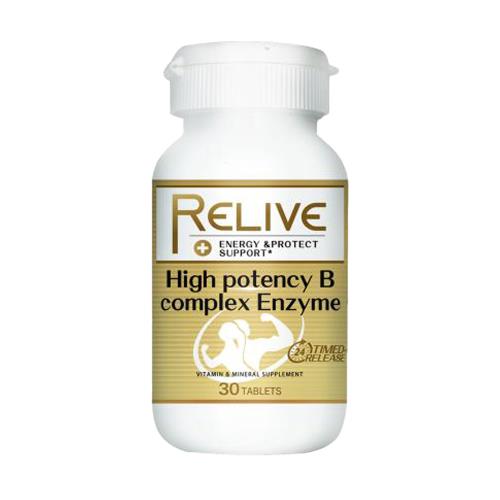 【Relive】百大蔬果天然B群(30錠/瓶)