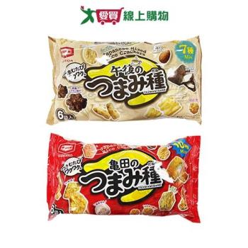 龜田綜合米果系列(10種/午後點心)(95-120G/包)【愛買】